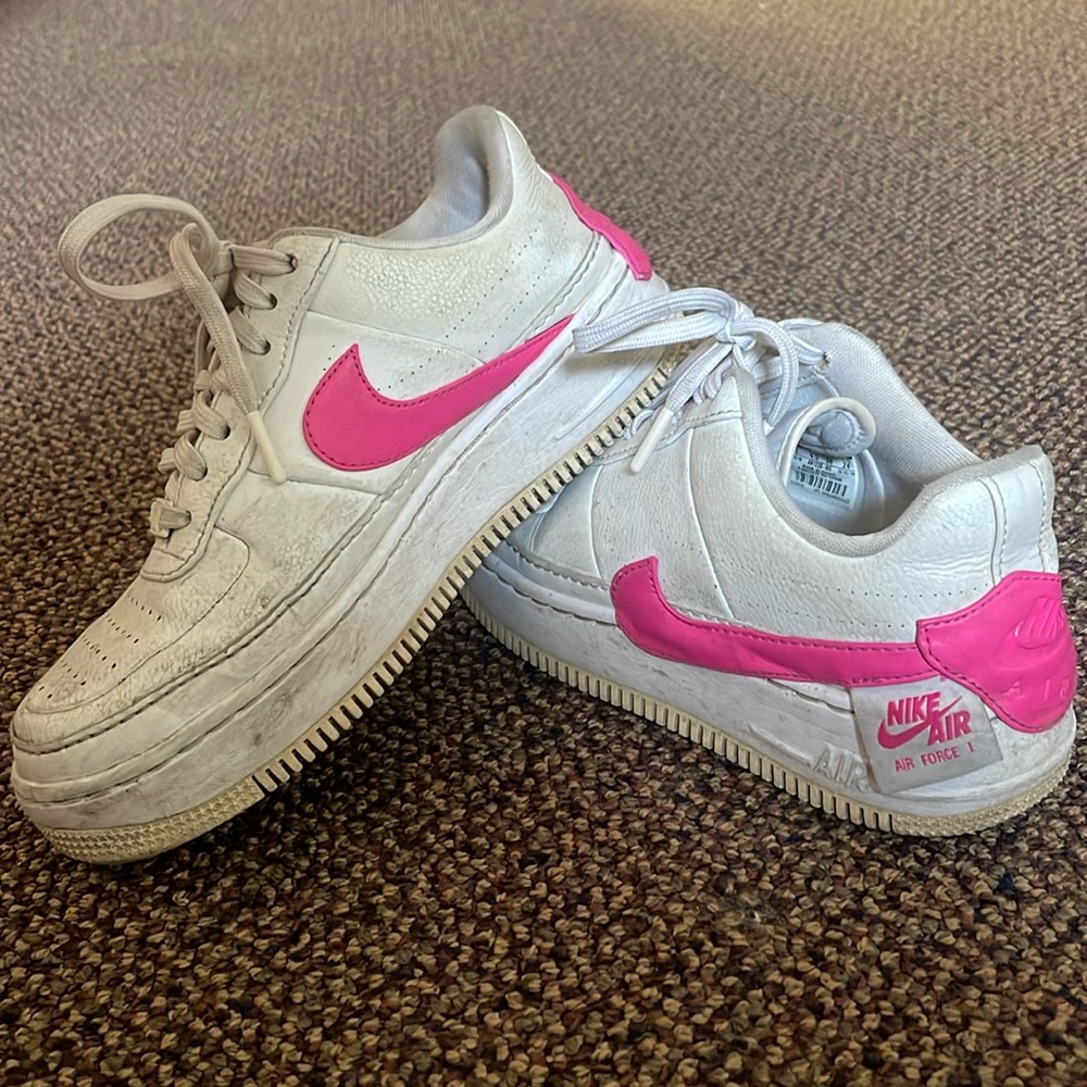 Pink airforce ones
